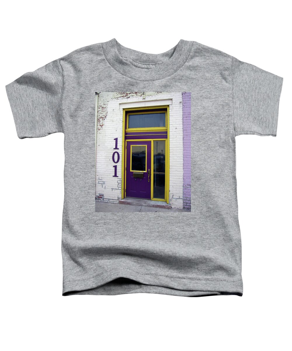 Door Toddler T-Shirt featuring the photograph Purple #1 by Jackson Pearson