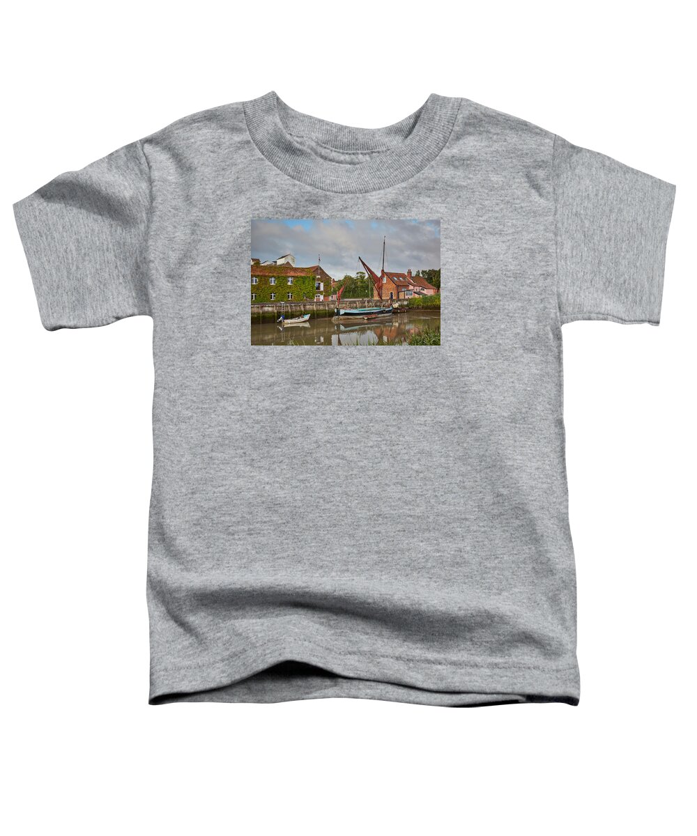 Sailing Boats Toddler T-Shirt featuring the photograph Snape Maltings #1 by Ralph Muir