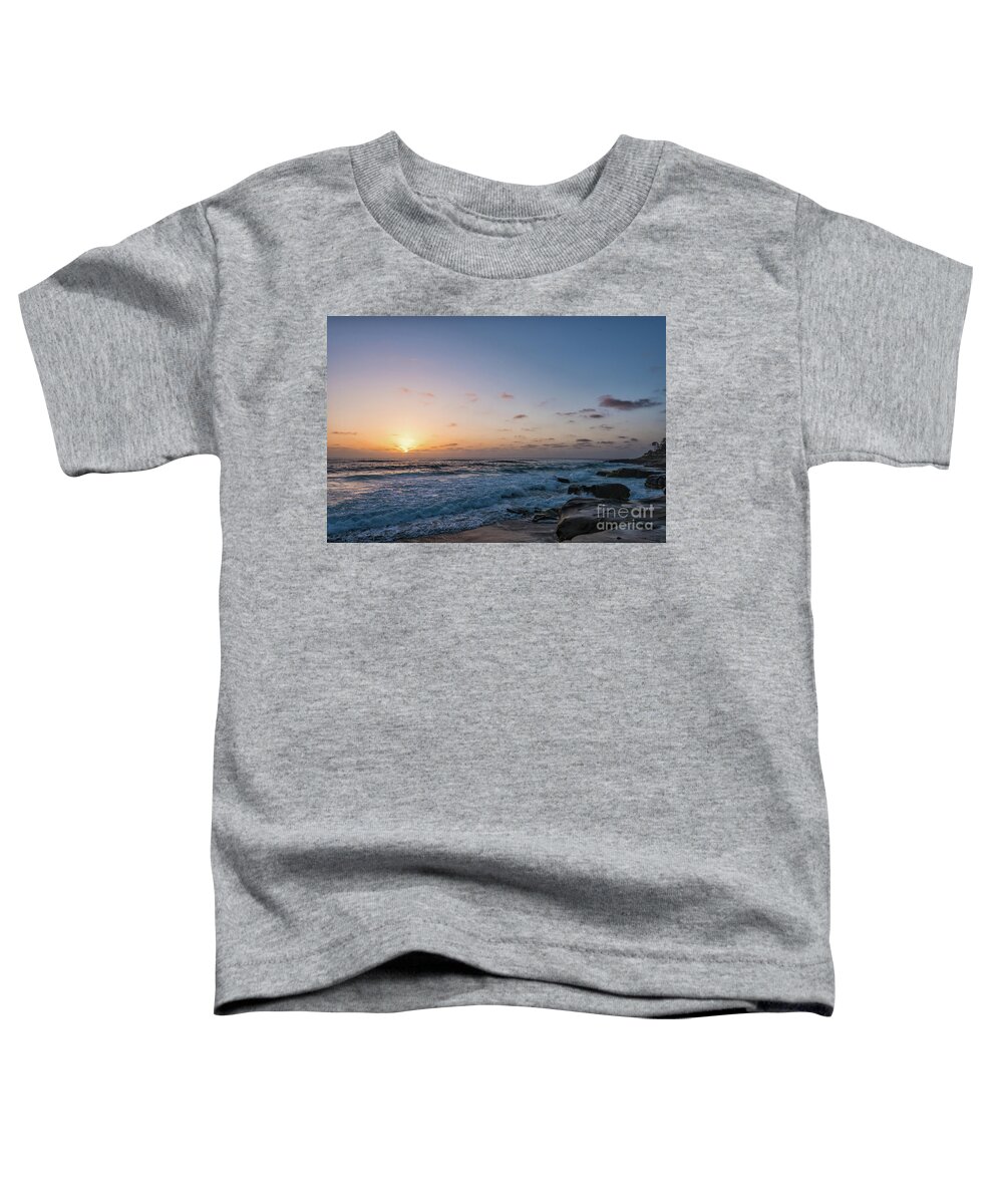 Beach Toddler T-Shirt featuring the photograph Sunset at Windansea Beach #2 by David Levin