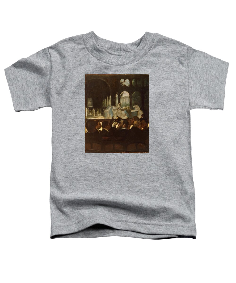Edgar Degas Toddler T-Shirt featuring the painting The Ballet from Robert le Diable #1 by Edgar Degas