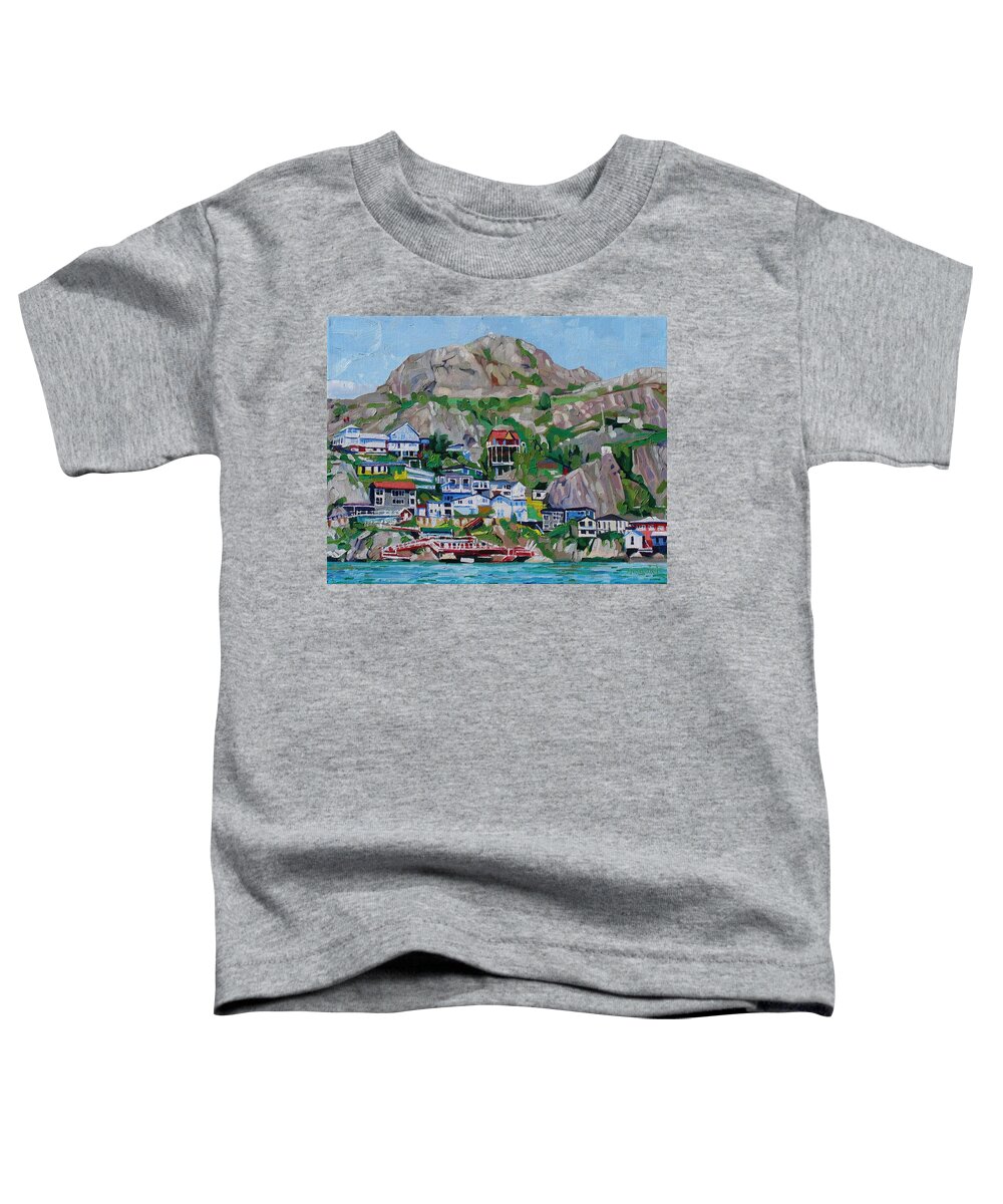 889 Toddler T-Shirt featuring the painting The Battery #1 by Phil Chadwick