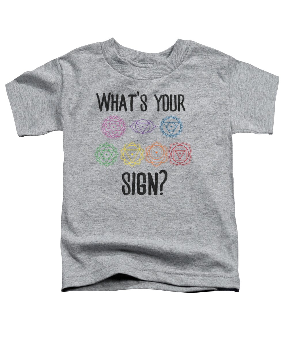 Chakra Toddler T-Shirt featuring the photograph What's Your Sign - Chakra T-Shirt #1 by Thomas Leparskas