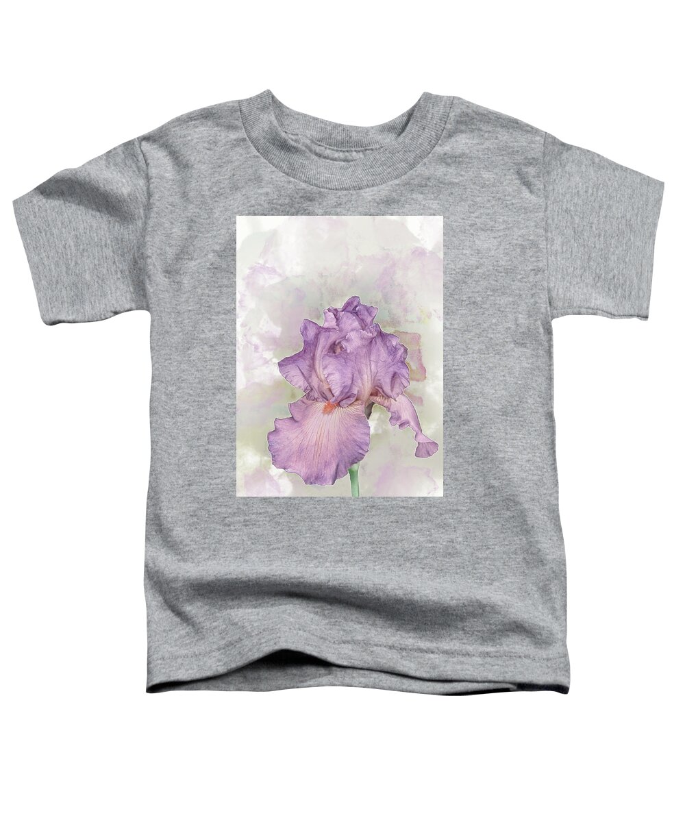  Iris Toddler T-Shirt featuring the photograph 10869 Dreamy Iris by Pamela Williams