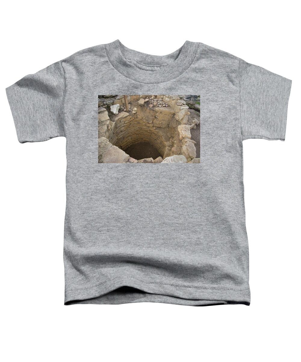 Historical Site Toddler T-Shirt featuring the digital art Kuelap Ancient Site #12 by Carol Ailles