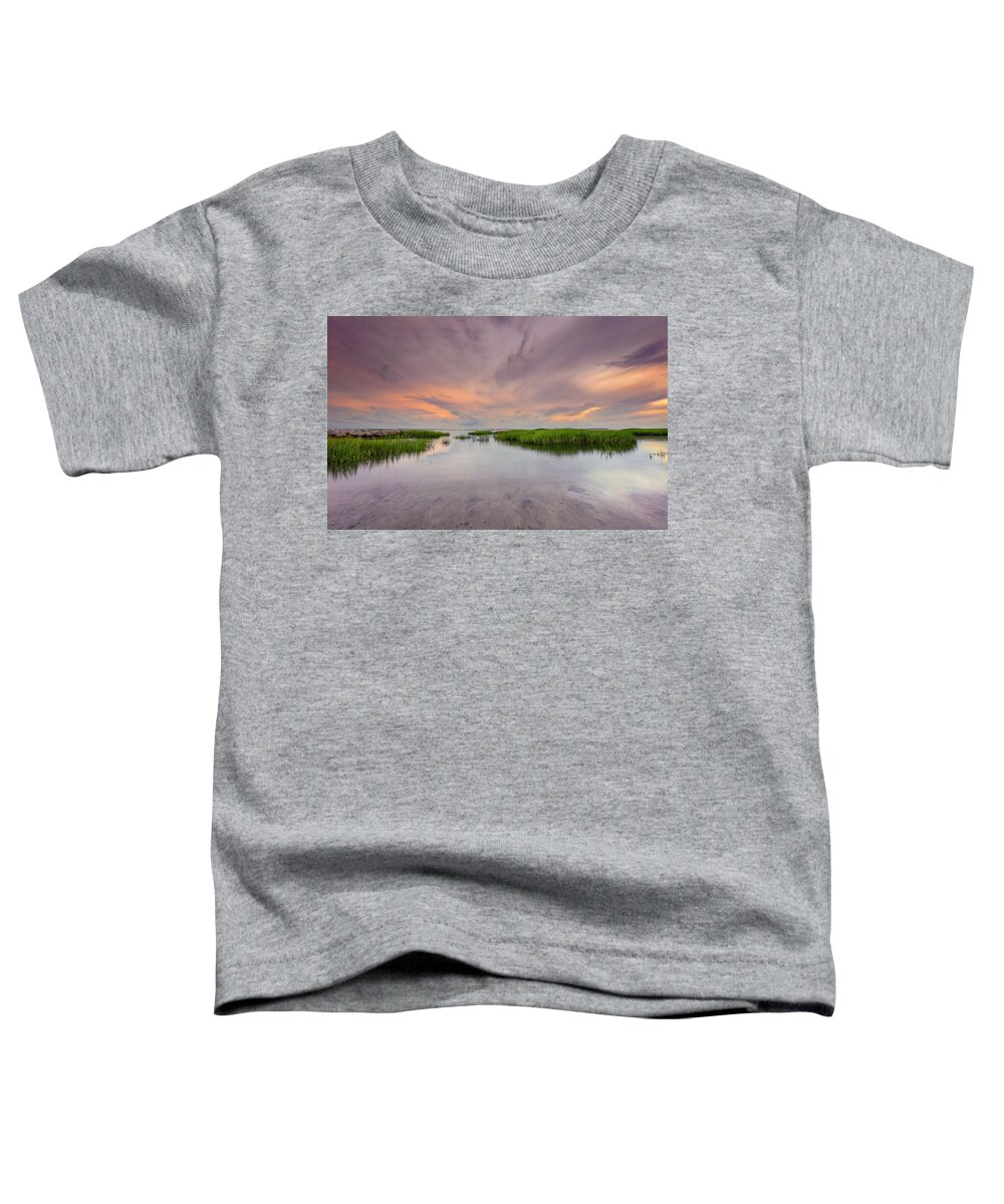 Atlantic Ocean Toddler T-Shirt featuring the photograph Seascape of Hilton Head Island #12 by Peter Lakomy