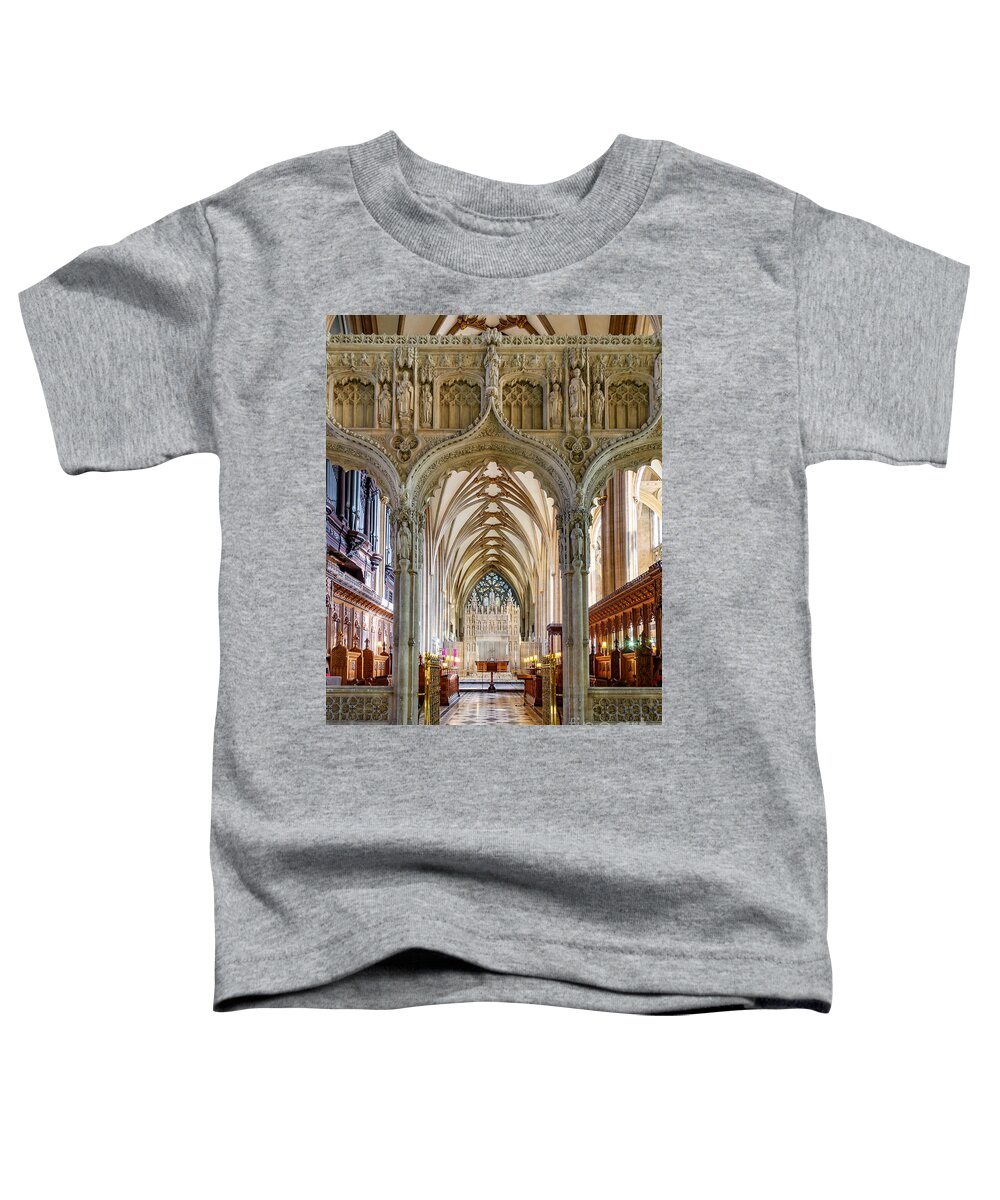 Bristol Cathedral Toddler T-Shirt featuring the photograph Bristol Cathedral #2 by Colin Rayner