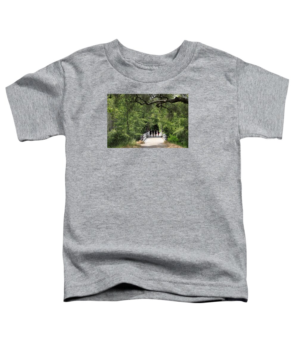 Sunol Ohlone Regional Wilderness Toddler T-Shirt featuring the photograph Family #2 by Laurie Search