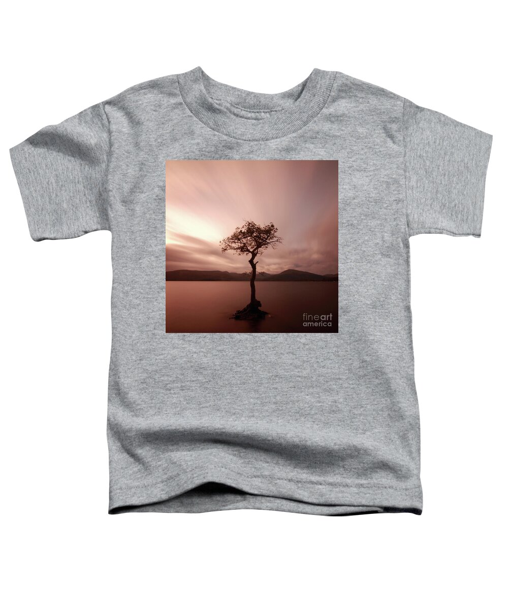 Loch Lomond Toddler T-Shirt featuring the photograph Milarrochy Bay Sunset #2 by Maria Gaellman