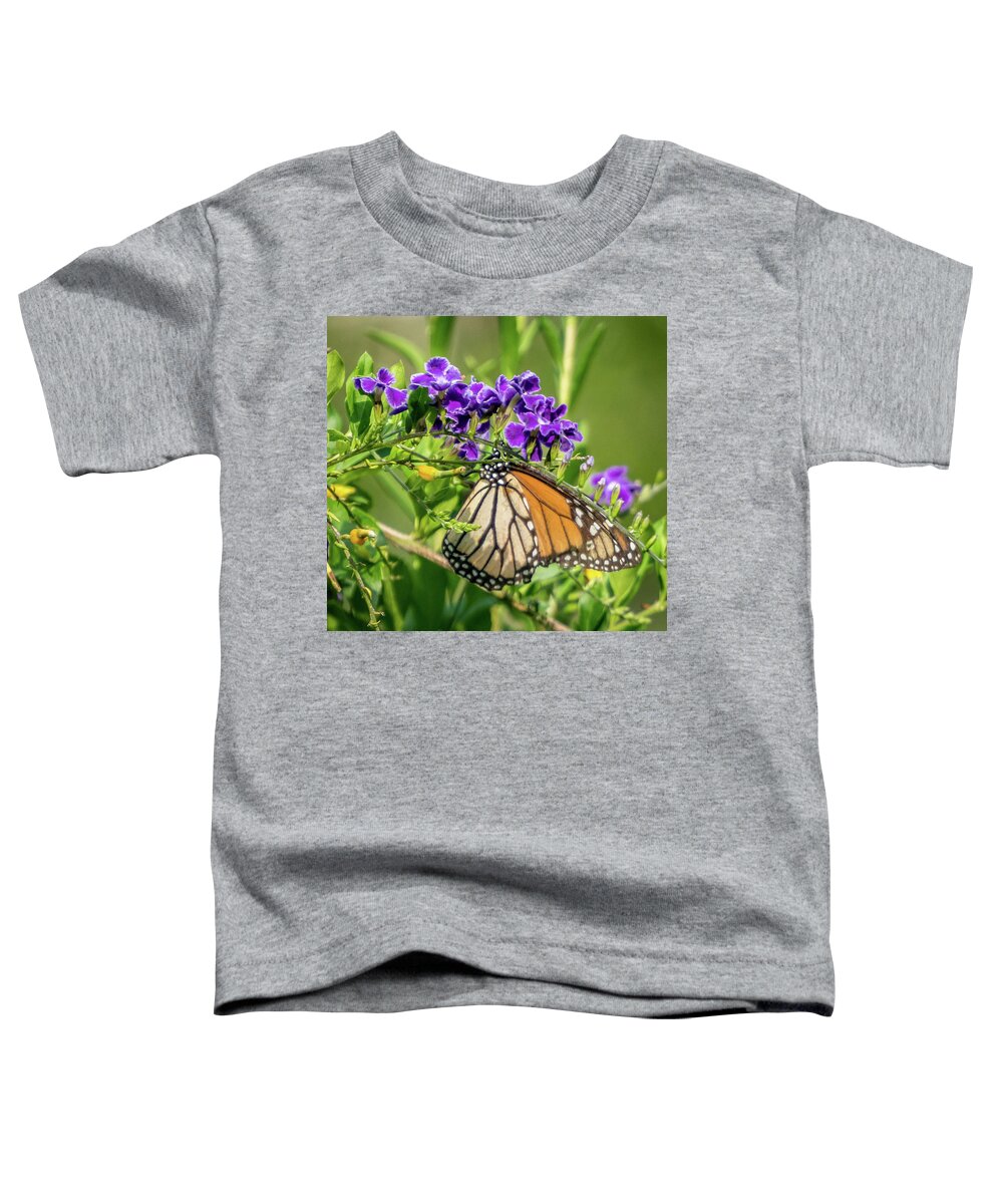 Florida Toddler T-Shirt featuring the photograph Monarch #2 by Jane Luxton