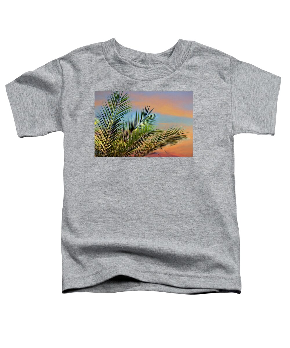 Naples Toddler T-Shirt featuring the photograph Naples Palms #2 by Lori Deiter
