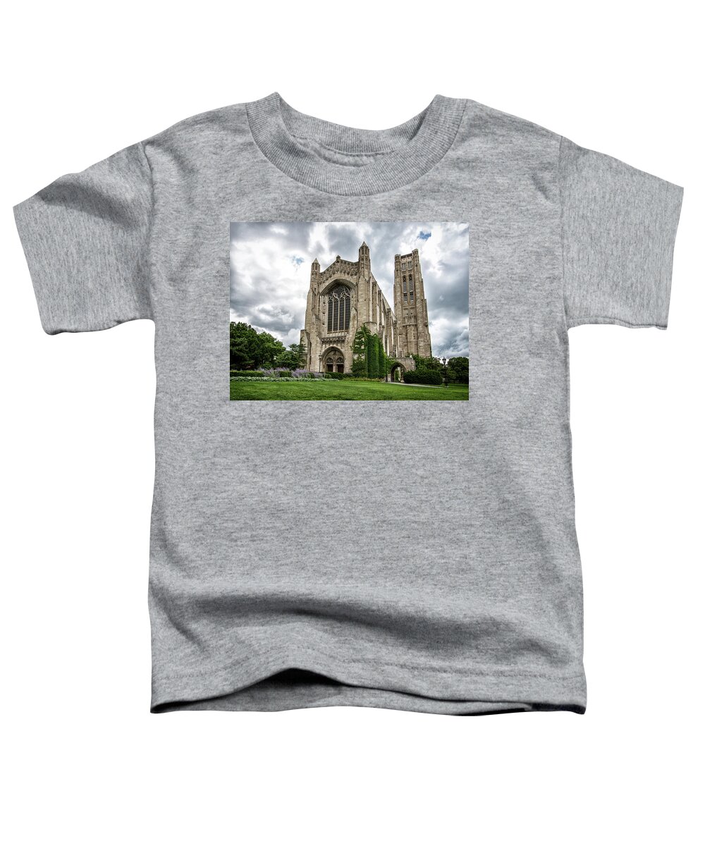 Chicago Toddler T-Shirt featuring the photograph Rockefeller Chapel Chicago #2 by Mike Burgquist