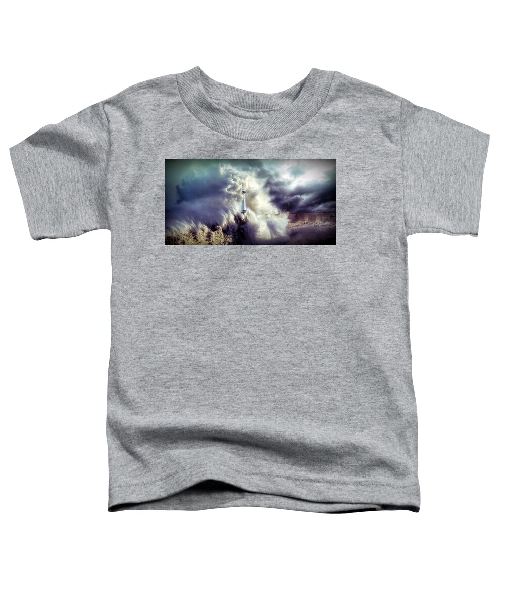Storm Toddler T-Shirt featuring the photograph The perfect storm #2 by Lilia S