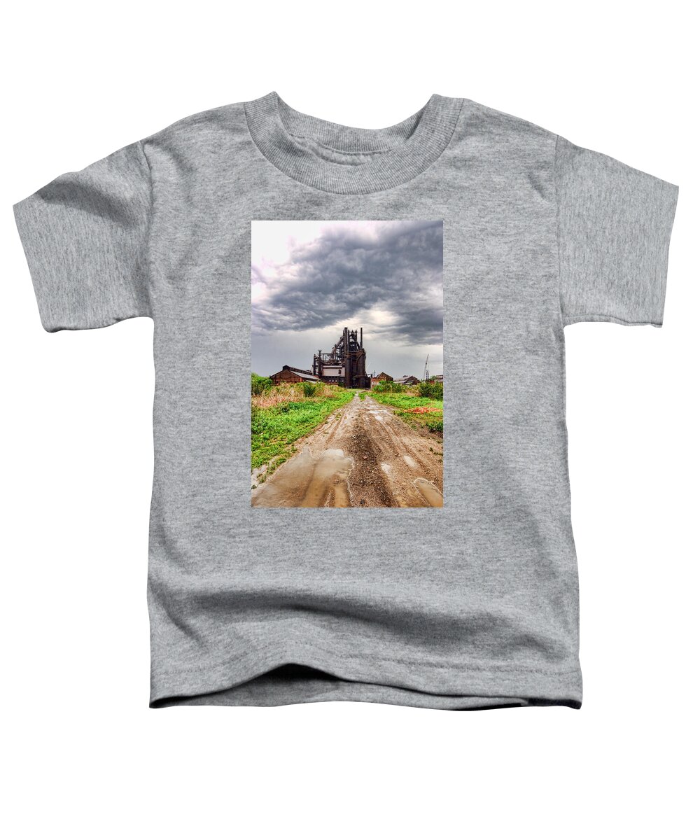 Bethlehem Steel Toddler T-Shirt featuring the photograph Bethlehem Steel #3 by Michael Dorn
