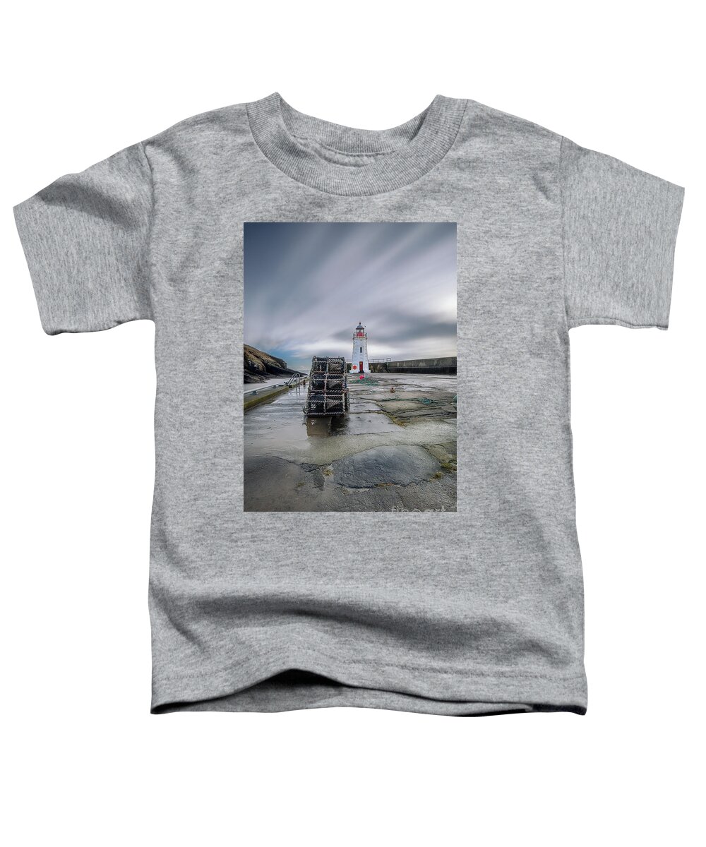 Invershore Harbour Toddler T-Shirt featuring the photograph Invershore Lighthouse #4 by Keith Thorburn LRPS EFIAP CPAGB