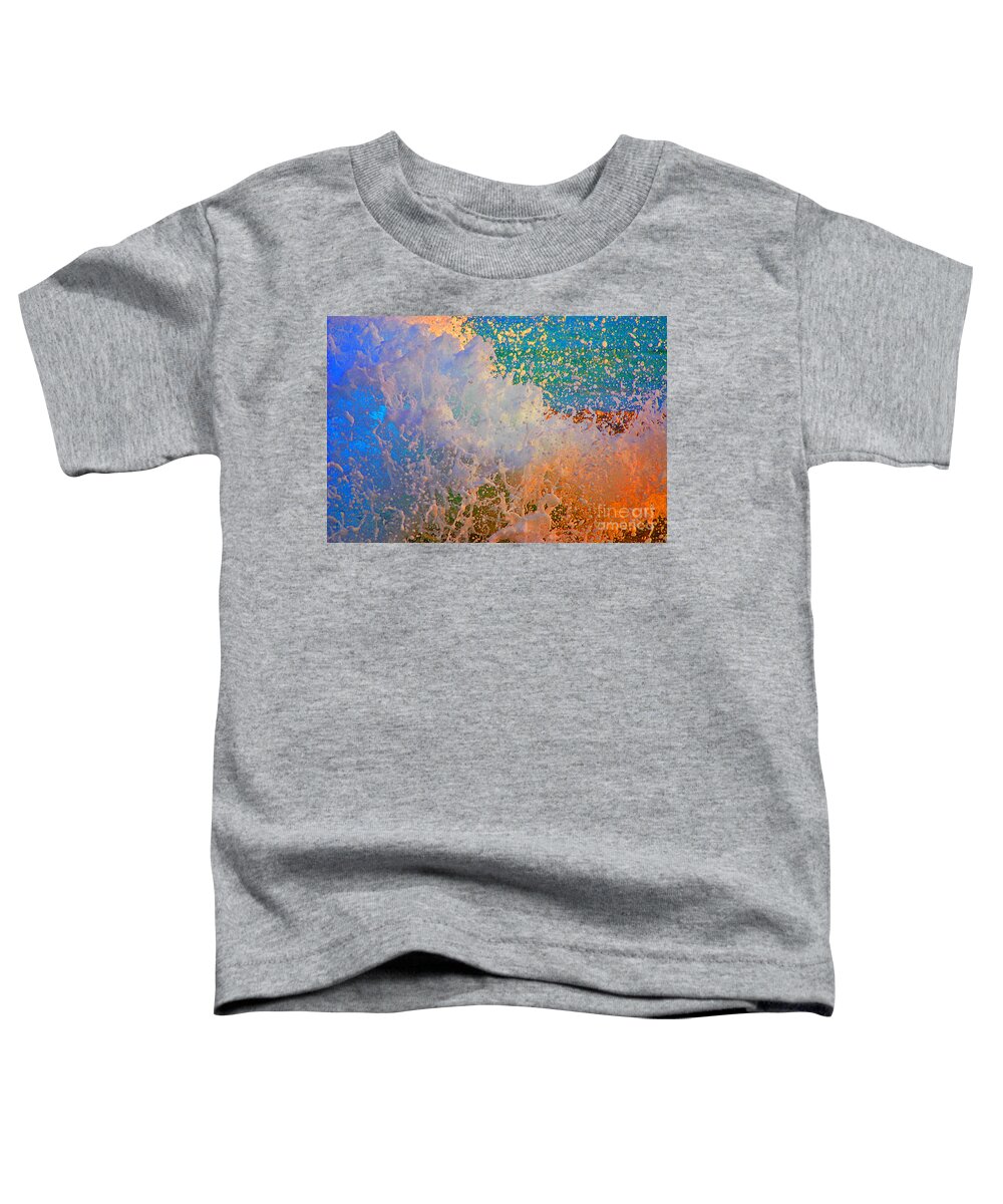  Ocean Toddler T-Shirt featuring the photograph 30- Splash by Joseph Keane