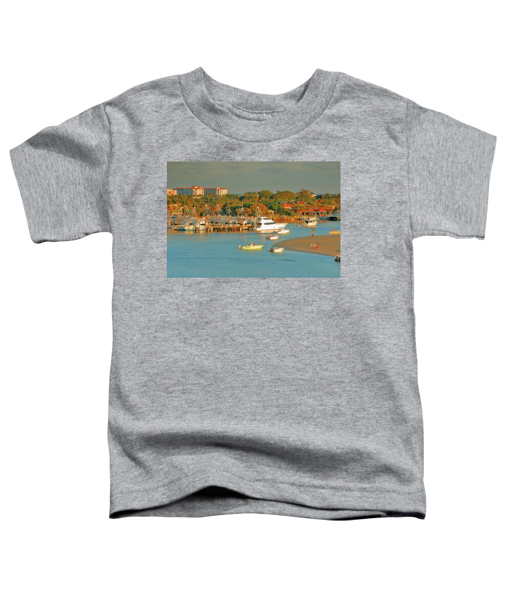  Toddler T-Shirt featuring the digital art 36- Singer Island Sunday by Joseph Keane