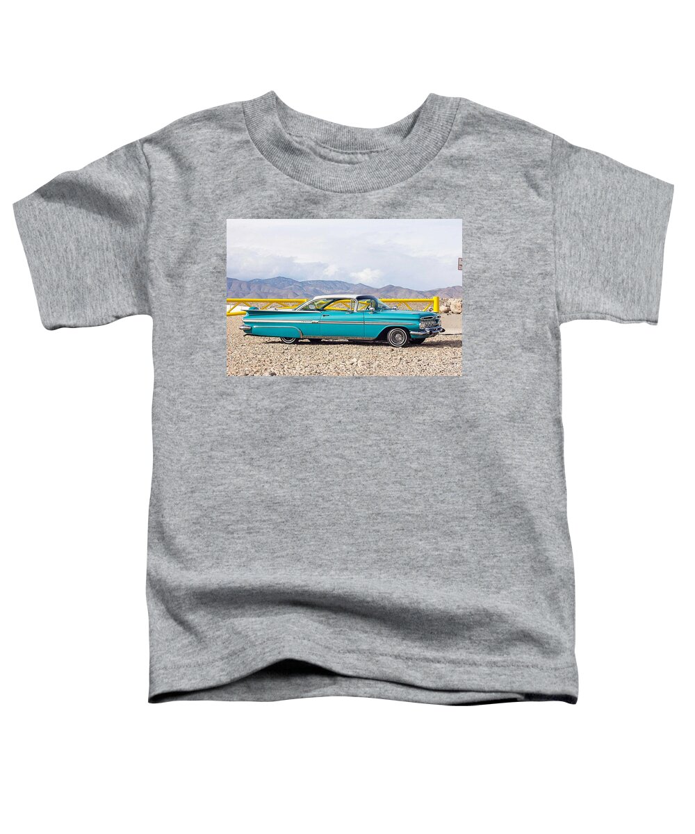 Chevrolet Impala Toddler T-Shirt featuring the digital art Chevrolet Impala #4 by Super Lovely