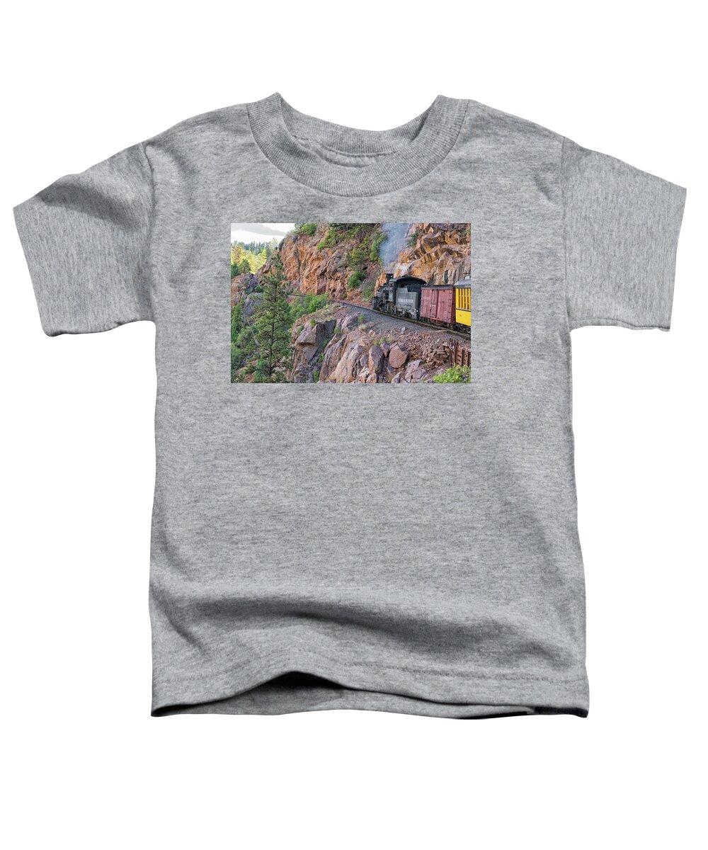 Animas River Toddler T-Shirt featuring the photograph #481 #481 by Victor Culpepper