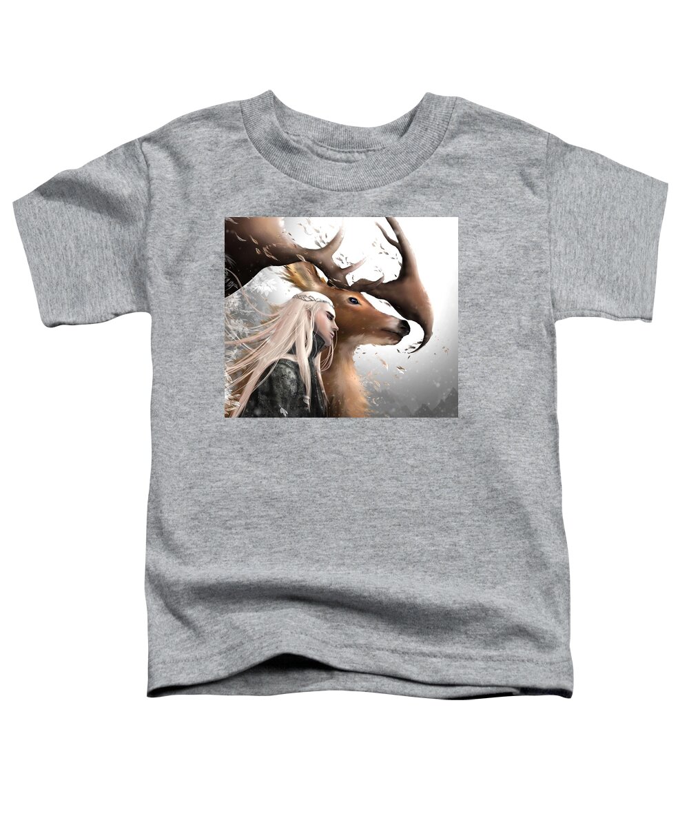 Lord Of The Rings Toddler T-Shirt featuring the digital art Lord of the Rings #5 by Maye Loeser