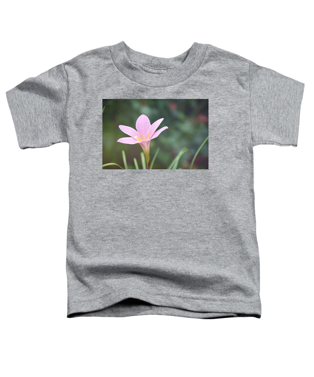 Pink Toddler T-Shirt featuring the photograph Pink Flower #5 by Gordana Stanisic