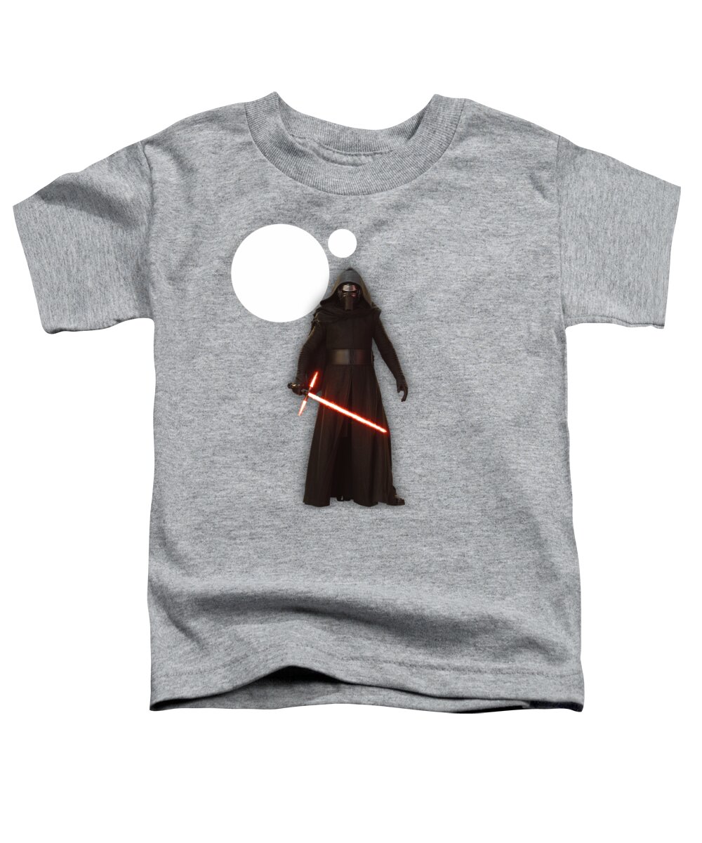 Kylo Ren Toddler T-Shirt featuring the mixed media Star Wars Kylo Ren Collection #7 by Marvin Blaine
