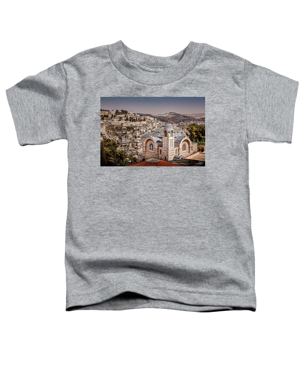 Church Toddler T-Shirt featuring the photograph A Church by Endre Balogh
