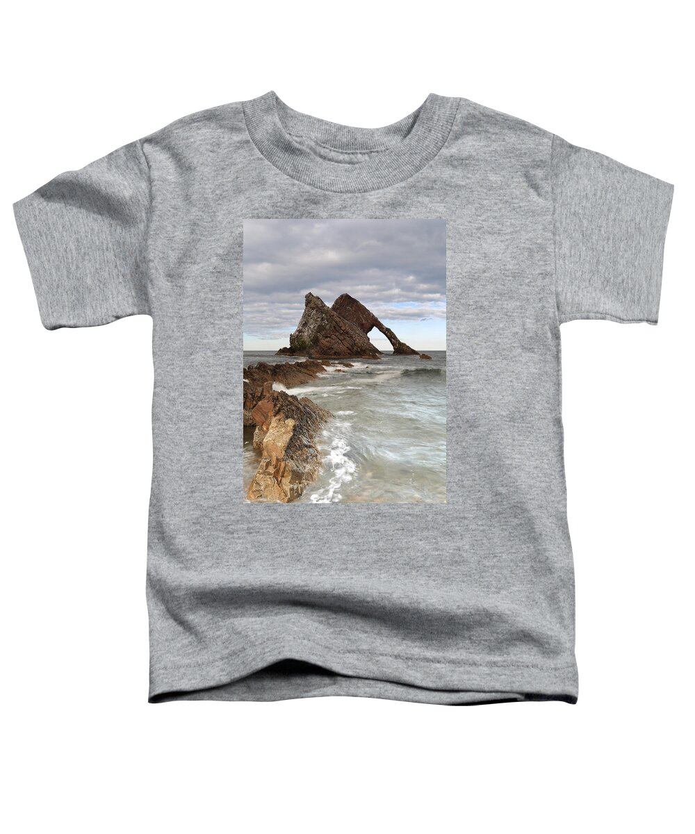 Bow Fiddle Toddler T-Shirt featuring the photograph A Day by Bow Fiddle Rock by Maria Gaellman