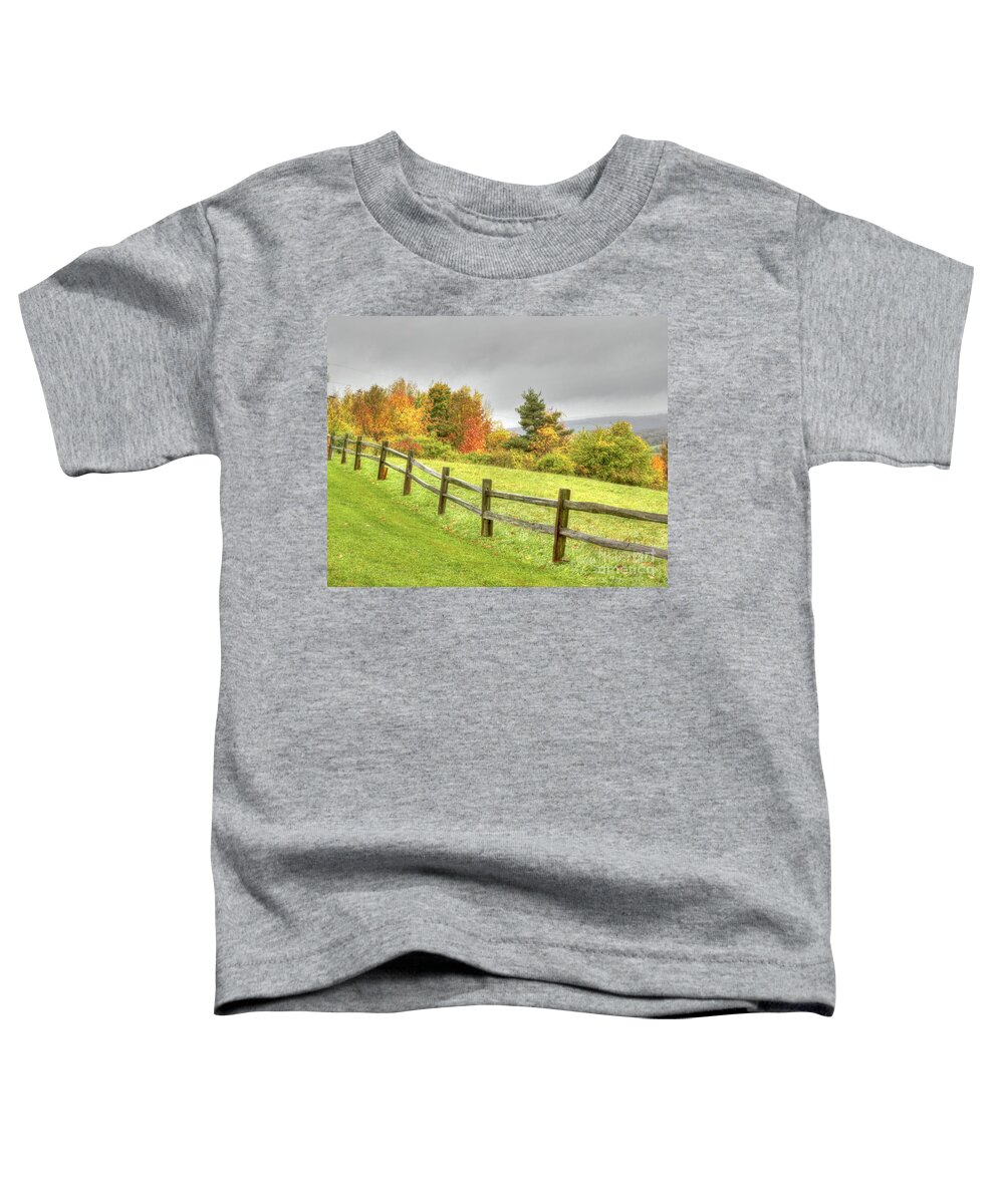 Nature Toddler T-Shirt featuring the photograph A Highland Forest Autumn by Rod Best