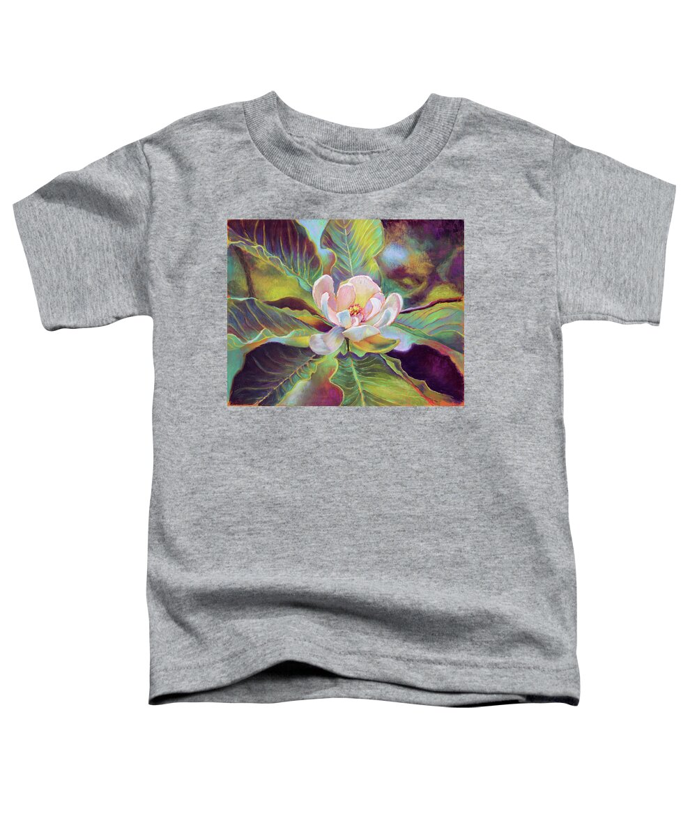 Magnolia Toddler T-Shirt featuring the painting A Magnolia for Maggie by Susan Jenkins