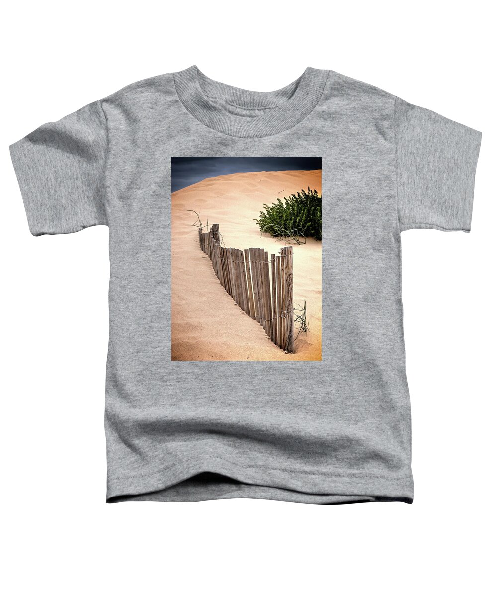 Sand Toddler T-Shirt featuring the photograph A Matter Of Time by Jeff Townsend