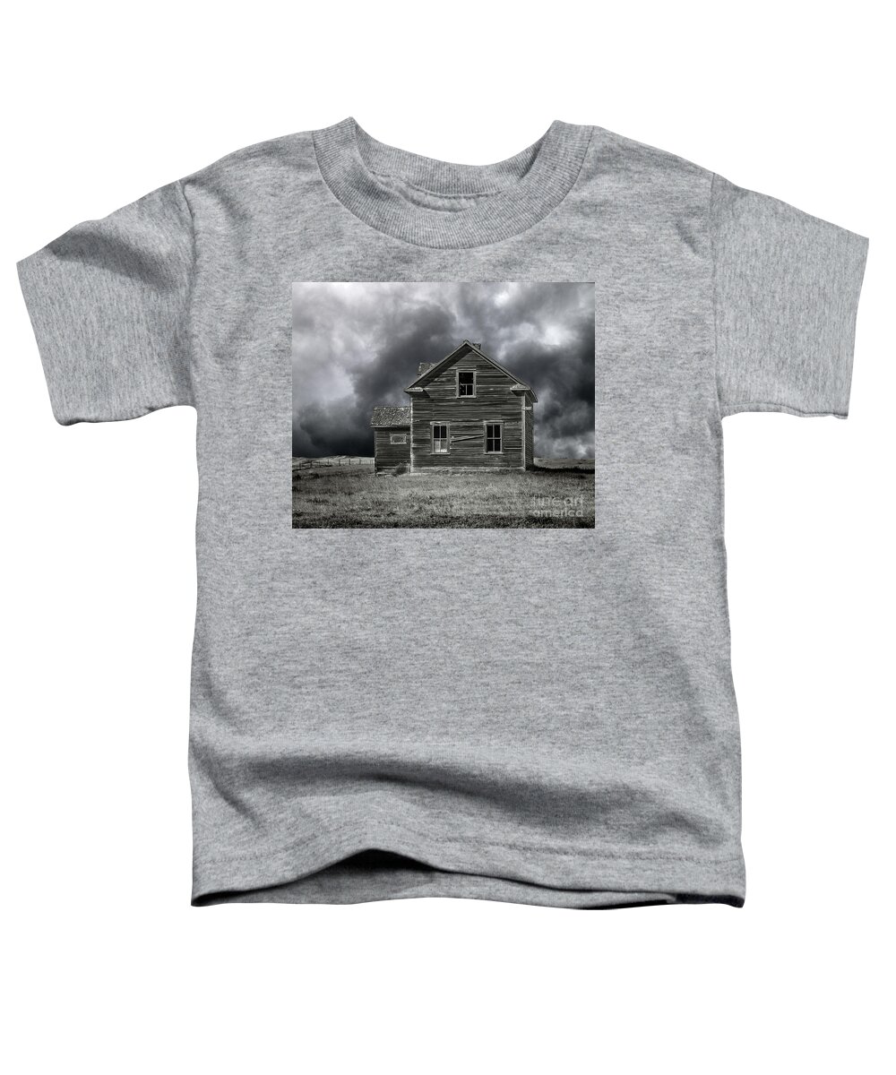  Dark Toddler T-Shirt featuring the digital art Abandoned by Jim Hatch