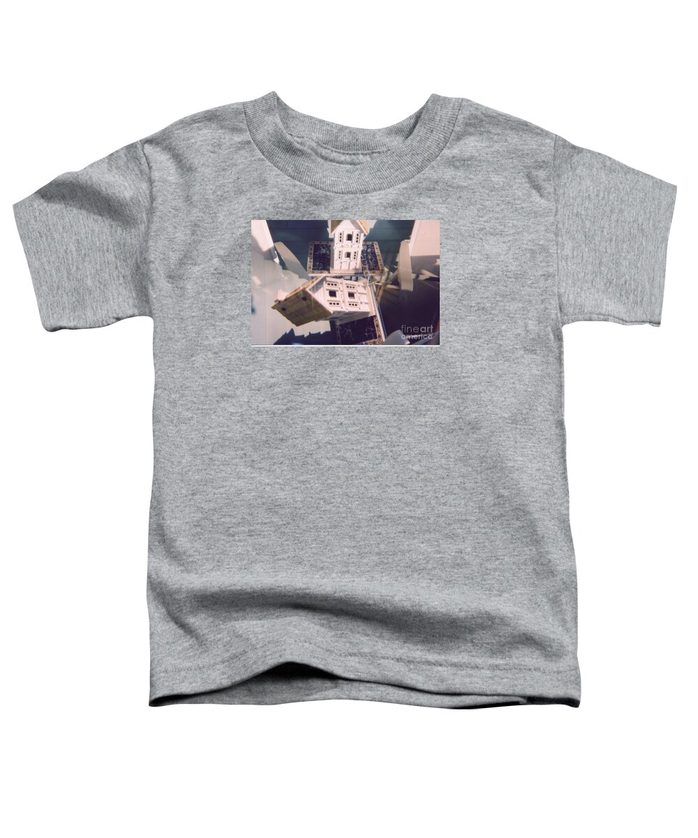  Toddler T-Shirt featuring the photograph Abstract 3 Houses in the Sky by David Frederick