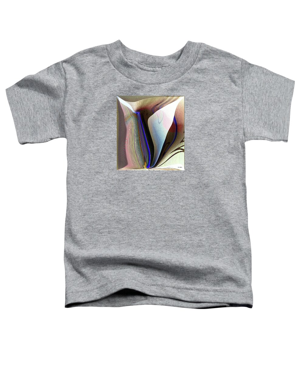 Abstract Toddler T-Shirt featuring the digital art Abstract #82 by Iris Gelbart