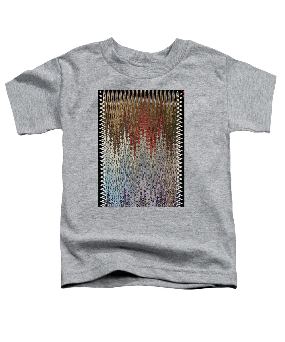 Abstract Floor Pamel Abstract Toddler T-Shirt featuring the digital art Abstract Floor Pamel Abstract by Tom Janca