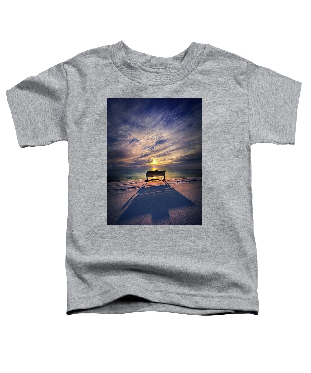 Clouds Toddler T-Shirt featuring the photograph All Shadows Chase Swift by Phil Koch