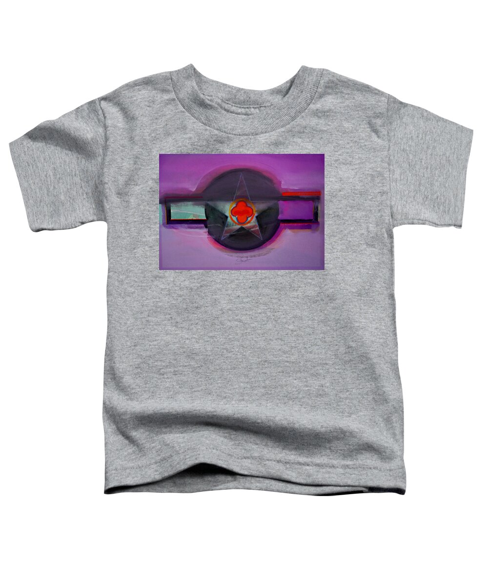 Star Toddler T-Shirt featuring the painting American lilac by Charles Stuart