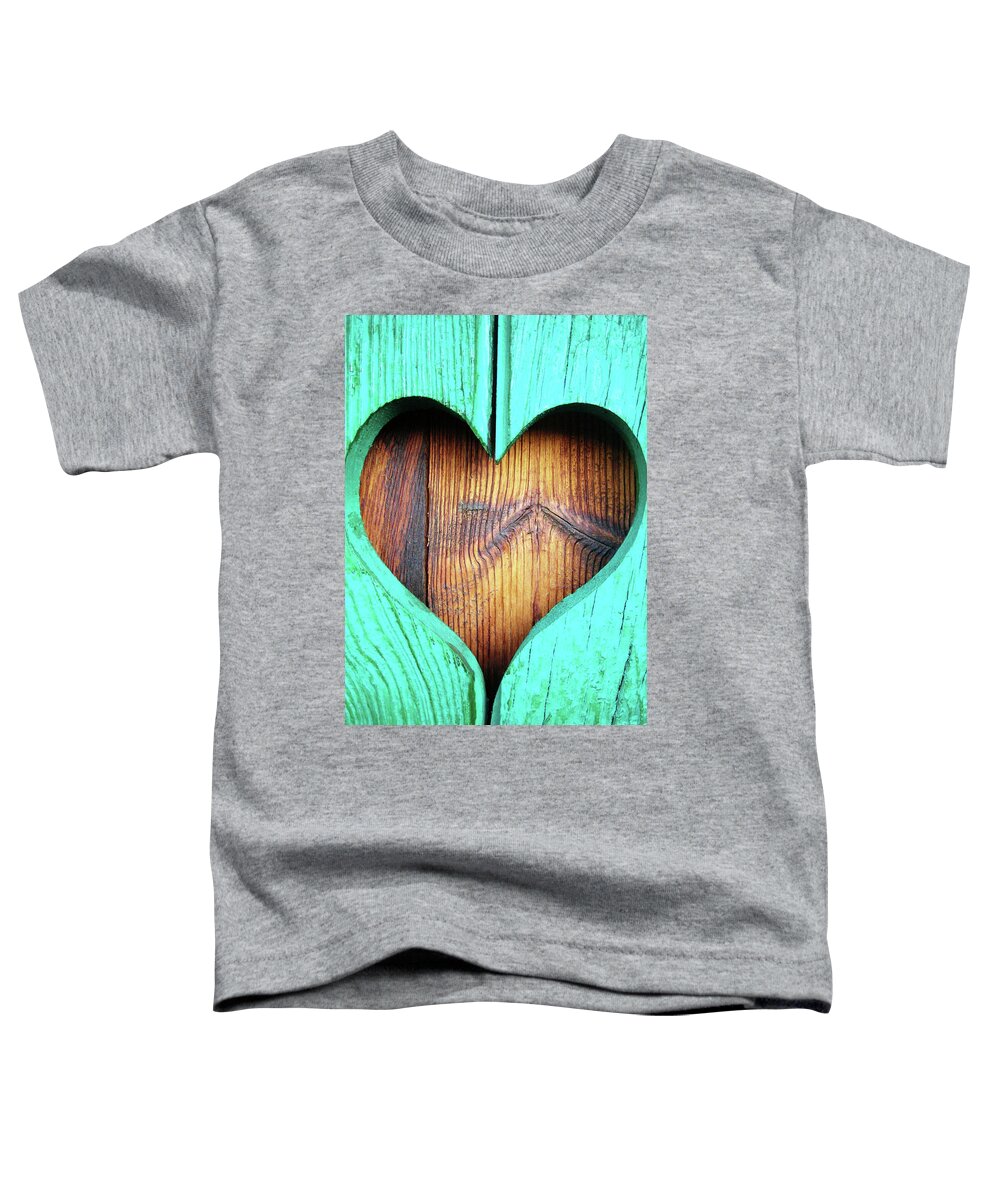 Heart Toddler T-Shirt featuring the photograph Amor ... by Juergen Weiss