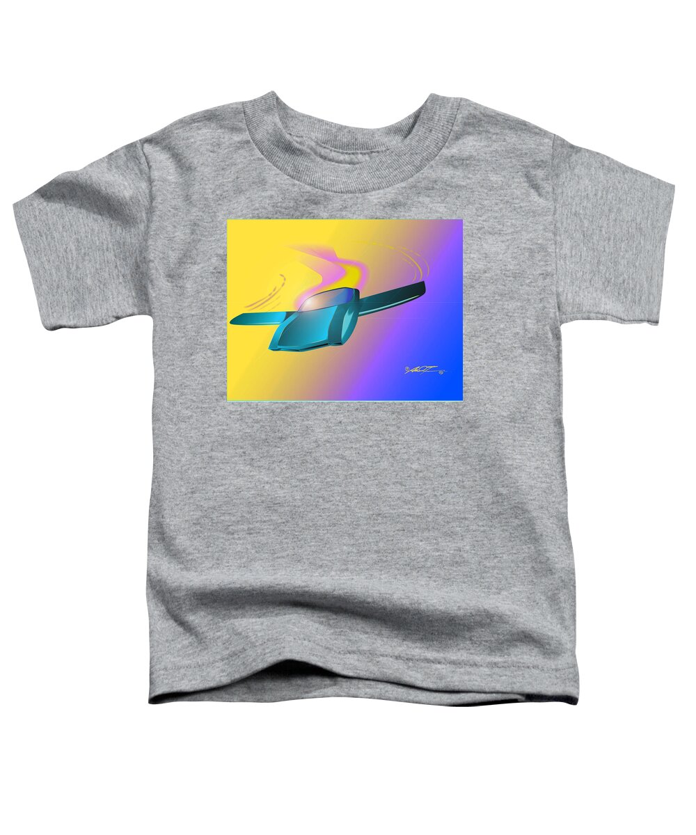 Amx Toddler T-Shirt featuring the digital art AMX by American Motors by Dale Turner