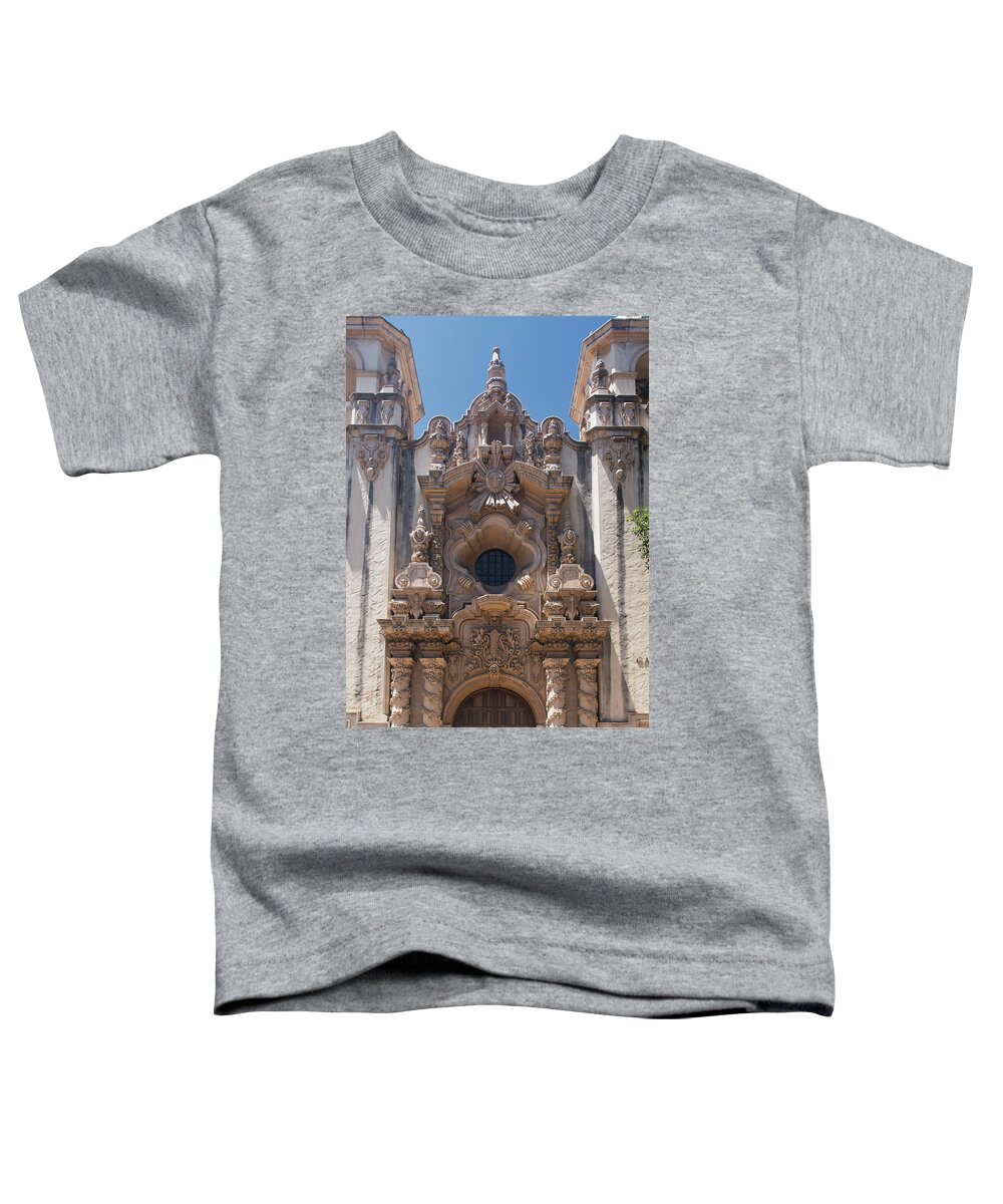 Balboa Park Toddler T-Shirt featuring the photograph Architecture At Balboa Park - 3 - Close-up by Hany J