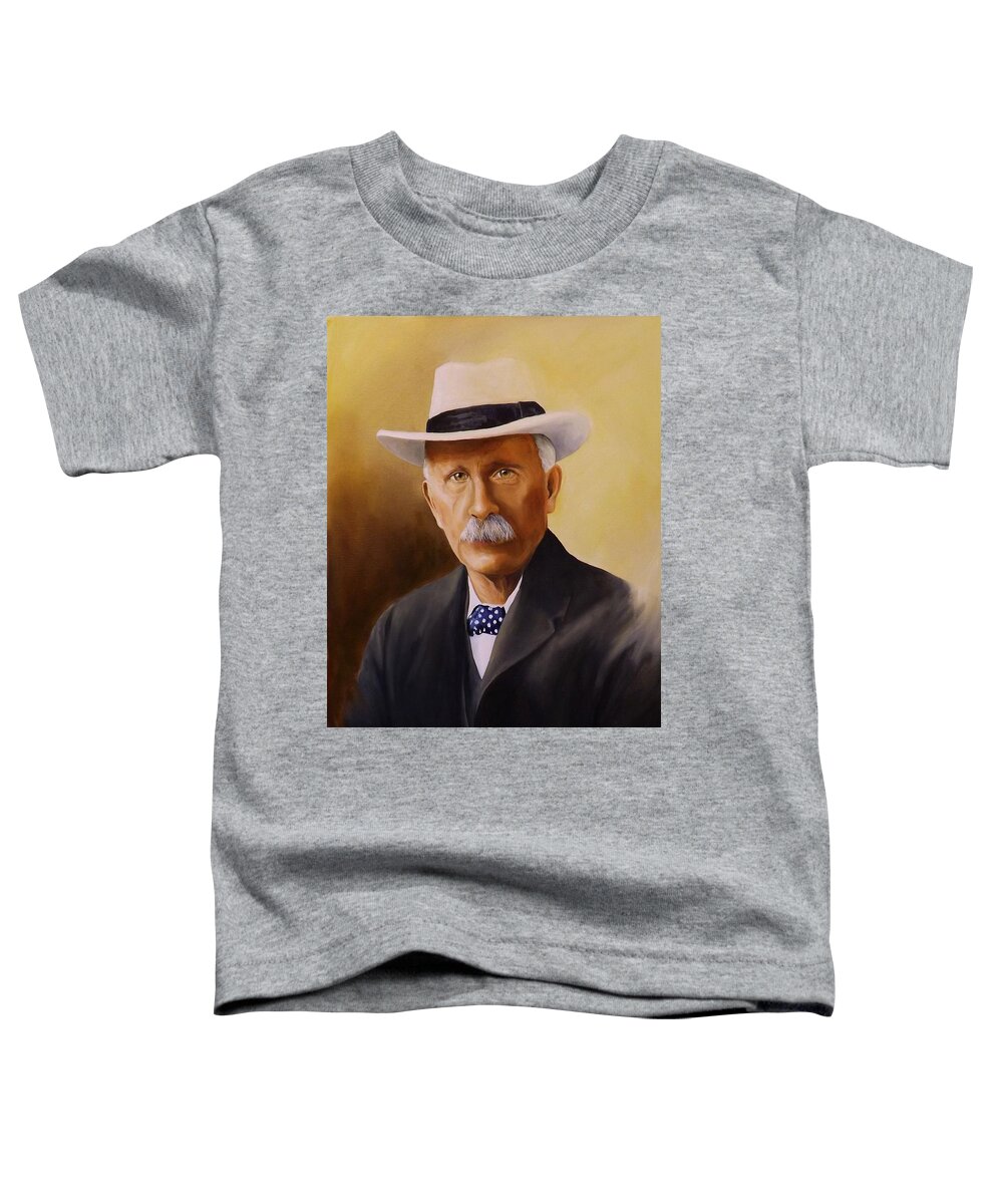 Arnold Hills Toddler T-Shirt featuring the painting Arnold Hills by Barry BLAKE
