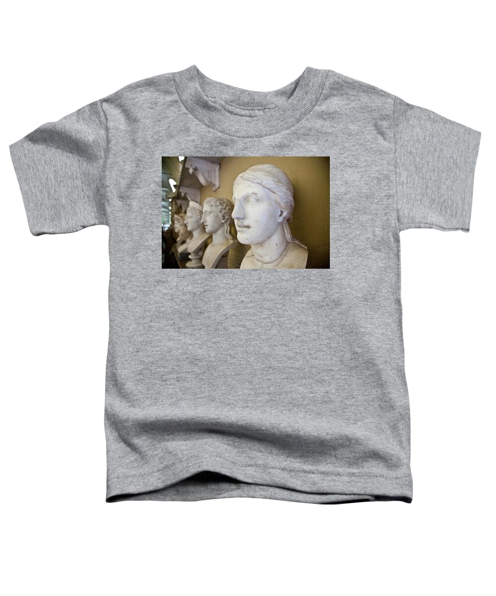 Art Toddler T-Shirt featuring the photograph Art collection detail in Rome, Italy by Paolo Modena