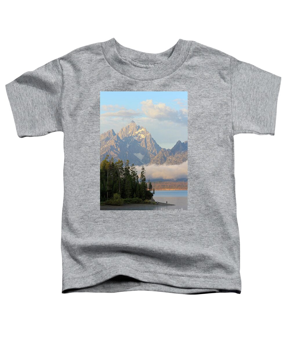 Grand Teton National Park Toddler T-Shirt featuring the photograph At Peace by Paula Guttilla