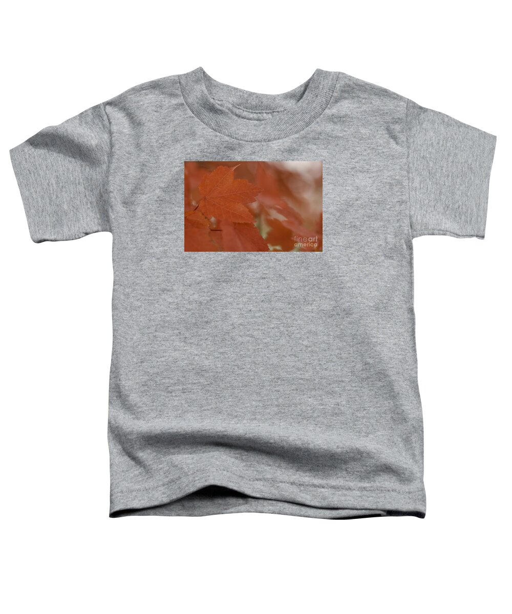 Autumn Toddler T-Shirt featuring the photograph Autumn Bokeh Macro by Nick Boren