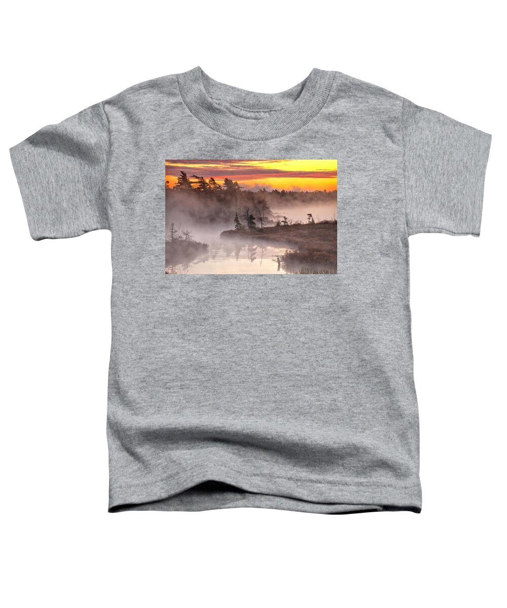 Lake Toddler T-Shirt featuring the photograph Autumn Dawning #2 by Irwin Barrett