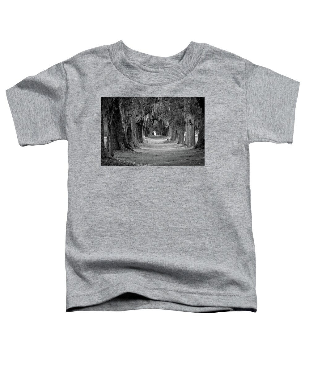 Reid Callaway Avenue Of Oaks Revisited Toddler T-Shirt featuring the photograph Avenue of Oaks Revisited Sea Island Golf Club St Simons Island, GA by Reid Callaway