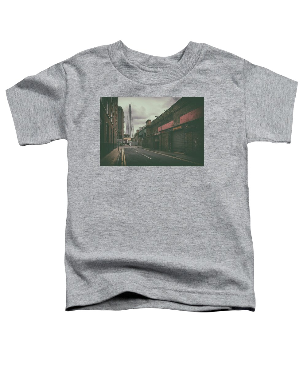 America Street Toddler T-Shirt featuring the photograph Back-street Shard by James Billings