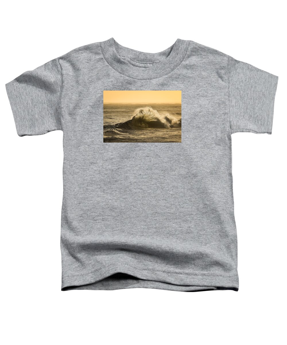 Ocean Toddler T-Shirt featuring the photograph Backwash 7 by Zach Brown