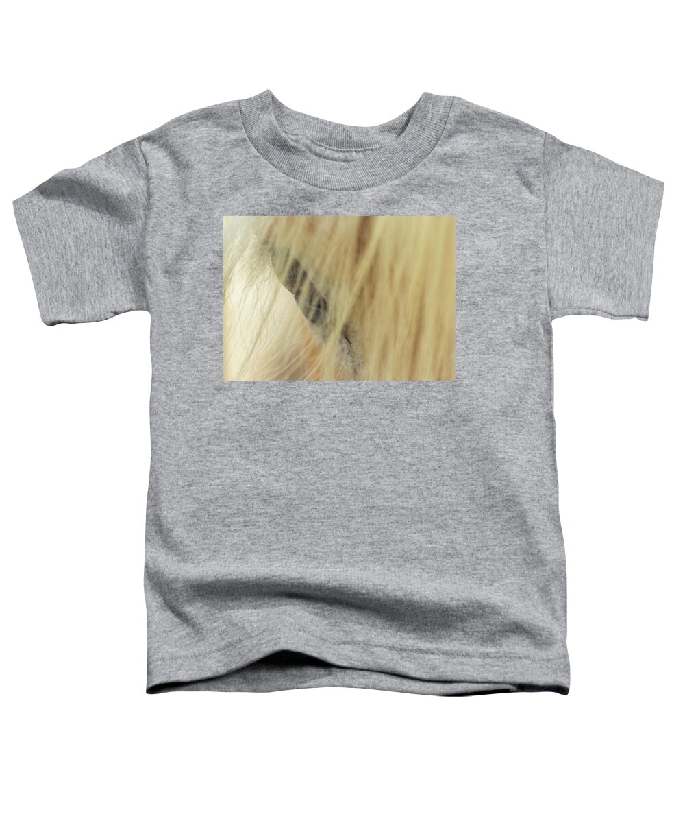 Horse Toddler T-Shirt featuring the photograph Bashful by Holly Ross