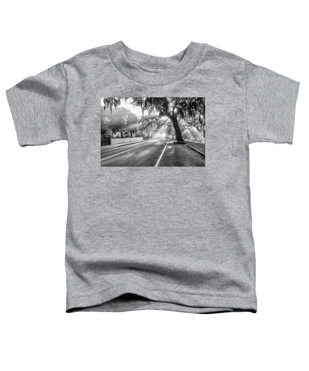 Bay Toddler T-Shirt featuring the photograph Bay Street Rays by Scott Hansen