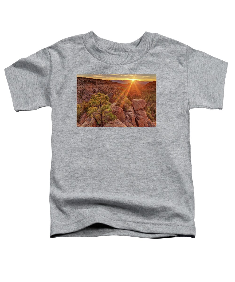 Bayo Canyon Toddler T-Shirt featuring the photograph Bayo Canyon by Robert Charity